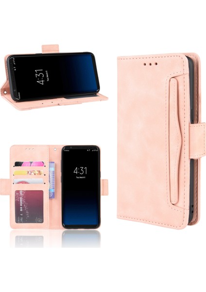 Samsung Galaxy S8 Plus Flip Pu Deri Darbeye Dayanıklı Koruyucu Kılıf Kredi Kartı Tutucu ile Uyumlu (Yurt Dışından)