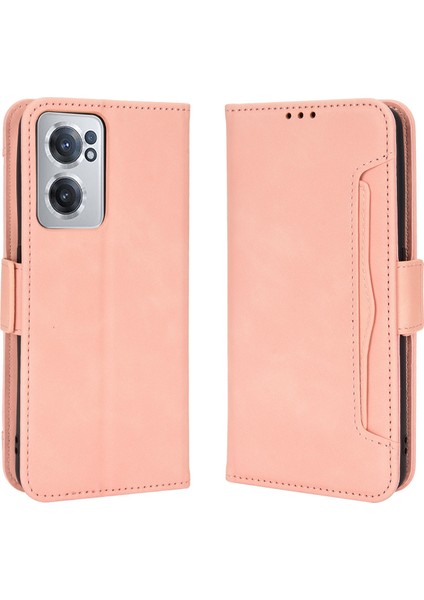 Oneplus Nord Ce2 5g Flip Pu Deri Darbeye Dayanıklı Koruyucu Kılıf Kredi Kartı Tutucu ile Uyumlu (Yurt Dışından)