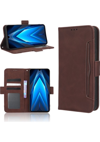 Tecno Pova 4 Pro Flip Pu Deri Darbeye Dayanıklı Koruyucu Kılıf Kredi Kartı Tutucu ile Uyumlu (Yurt Dışından) fırsatları