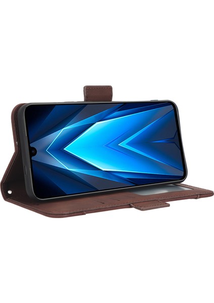Tecno Pova 4 Pro Flip Pu Deri Darbeye Dayanıklı Koruyucu Kılıf Kredi Kartı Tutucu ile Uyumlu (Yurt Dışından) indirimleri