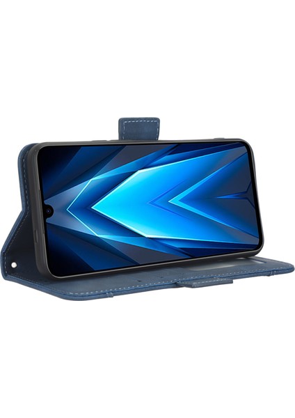 Tecno Pova 4 Pro Flip Pu Deri Darbeye Dayanıklı Koruyucu Kılıf Kredi Kartı Tutucu ile Uyumlu (Yurt Dışından) indirimleri
