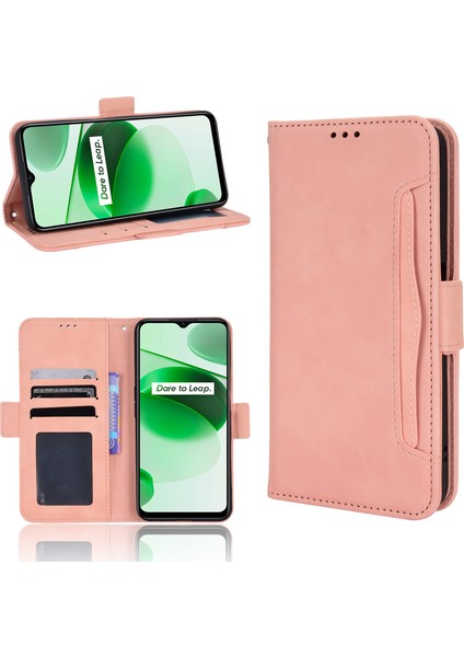 Realme C35 Flip Pu Deri Darbeye Dayanıklı Koruyucu Kılıf Kredi Kartı Tutucu ile Uyumlu (Yurt Dışından) fırsatları