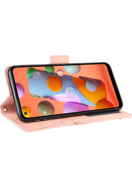 Samsung Galaxy A11 Flip Pu Deri Darbeye Dayanıklı Koruyucu Kılıf Kredi Kartı Tutucu ile Uyumlu (Yurt Dışından) indirimleri