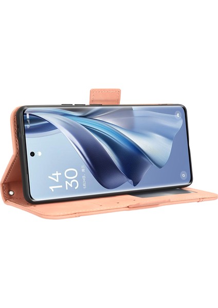 Oppo Reno 10 Pro 5g Flip Pu Deri Darbeye Dayanıklı Koruyucu Kılıf Kredi Kartı Tutucu ile Uyumlu (Yurt Dışından)