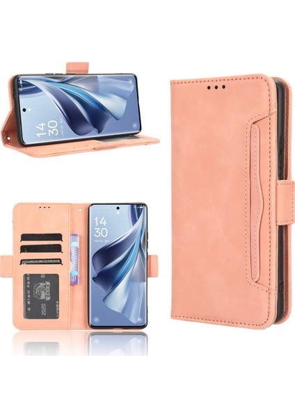 Oppo Reno 10 Pro 5g Flip Pu Deri Darbeye Dayanıklı Koruyucu Kılıf Kredi Kartı Tutucu ile Uyumlu (Yurt Dışından)