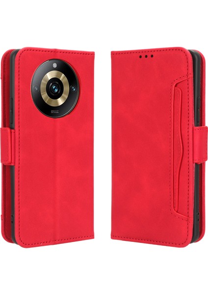 Realme 11 Pro Flip Pu Deri Darbeye Dayanıklı Koruyucu Kılıf Kredi Kartı Tutucu ile Uyumlu (Yurt Dışından)