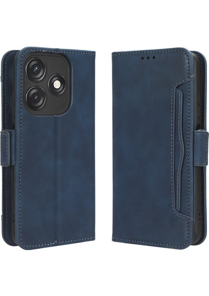 Tecno Spark 10C Flip Pu Deri Darbeye Dayanıklı Koruyucu Kılıf Kredi Kartı Tutucu ile Uyumlu (Yurt Dışından)