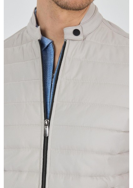 Düz Suprem Dik Yaka Astarsız Slim Fit Mont 1007250114 fırsatları