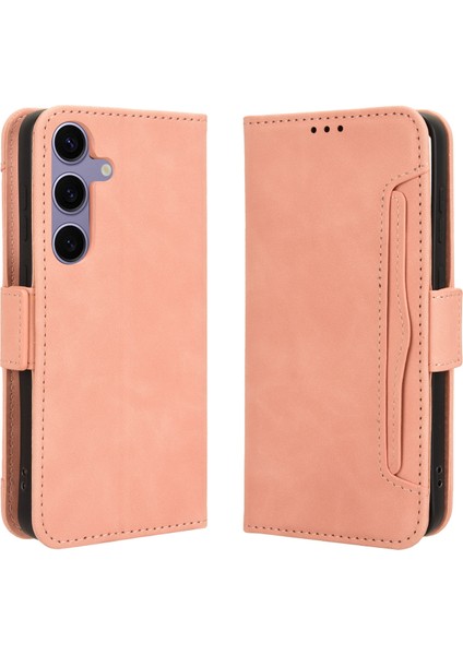 Samsung Galaxy S25 Plus Flip Pu Deri Darbeye Dayanıklı Koruyucu Kılıf Kredi Kartı Tutucu ile Uyumlu (Yurt Dışından)