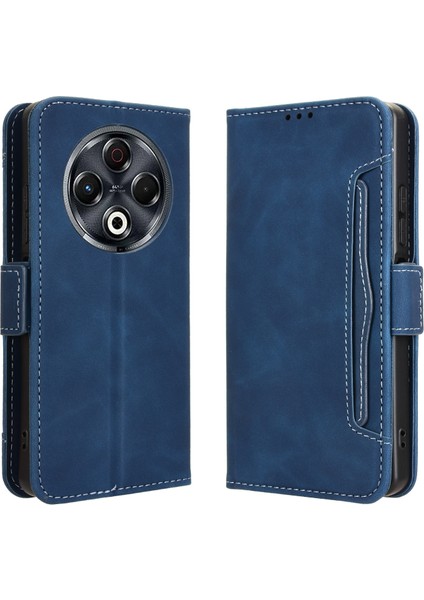 Tecno Spark 30 4g Flip Pu Deri Darbeye Dayanıklı Koruyucu Kılıf Kredi Kartı Tutucu ile Uyumlu (Yurt Dışından)