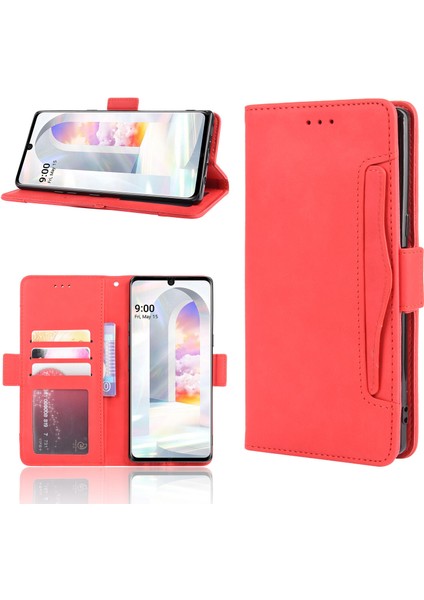 Lg Velvet Flip Pu Deri Darbeye Dayanıklı Koruyucu Kılıf Kredi Kartı Tutucu ile Uyumlu (Yurt Dışından) fırsatları