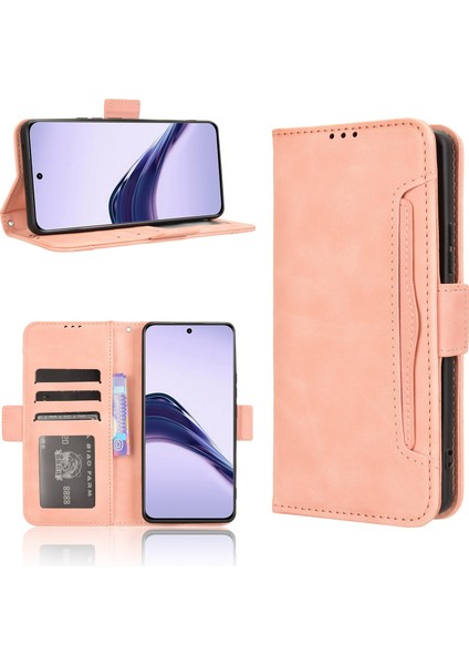 Realme 13 Pro Plus Flip Pu Deri Darbeye Dayanıklı Koruyucu Kılıf Kredi Kartı Tutucu ile Uyumlu (Yurt Dışından)