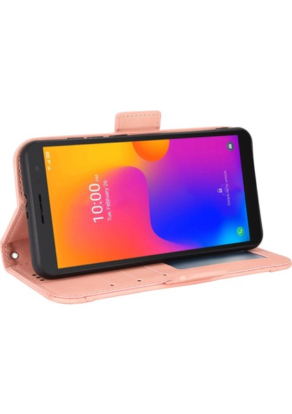 Tcl 303 Flip Pu Deri Darbeye Dayanıklı Koruyucu Kılıf Kredi Kartı Tutucu ile Uyumlu (Yurt Dışından)