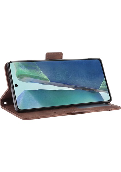 Samsung Galaxy Note 20 Flip Pu Deri Darbeye Dayanıklı Koruyucu Kılıf Kredi Kartı Tutucu ile Uyumlu (Yurt Dışından) indirimleri