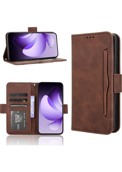 Oppo Reno 13 5g Flip Pu Deri Darbeye Dayanıklı Koruyucu Kılıf Kredi Kartı Tutucu ile Uyumlu (Yurt Dışından) fırsatları