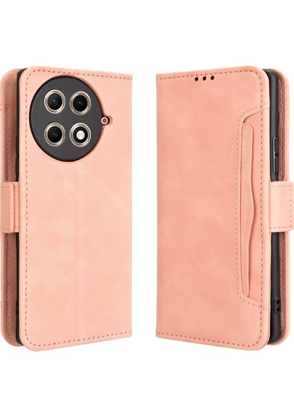 Tecno Camon 30S Pro 4g Flip Pu Deri Darbeye Dayanıklı Koruyucu Kılıf Kredi Kartı Tutucu ile Uyumlu (Yurt Dışından)
