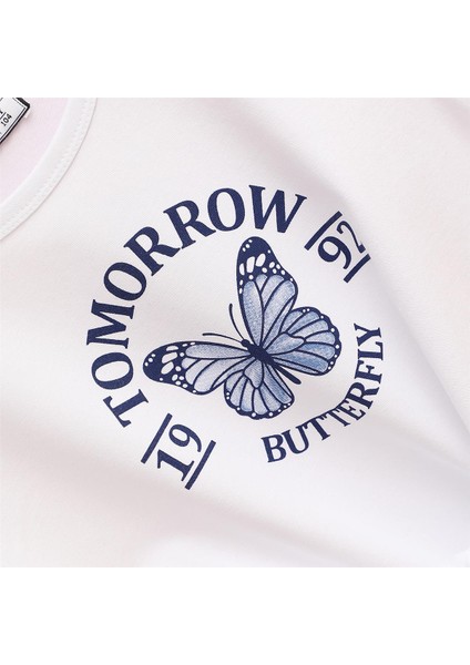 Kız Çocuk Süprem Kısa Kol Tişört - (4 Yaş-9 Yaş) - 32480 - Beyaz fiyatları