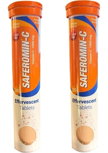 Vitamini Effervecent 1000 Mg 20 Tablet 2 Adet