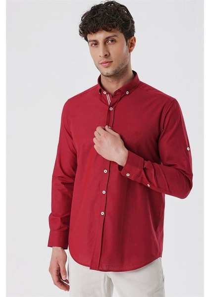 Kısalabilir Kollu Cepsiz Biyeli %100 Pamuk Casual Slim Fit Dar Kesim Gömlek 1004230179 fiyatları