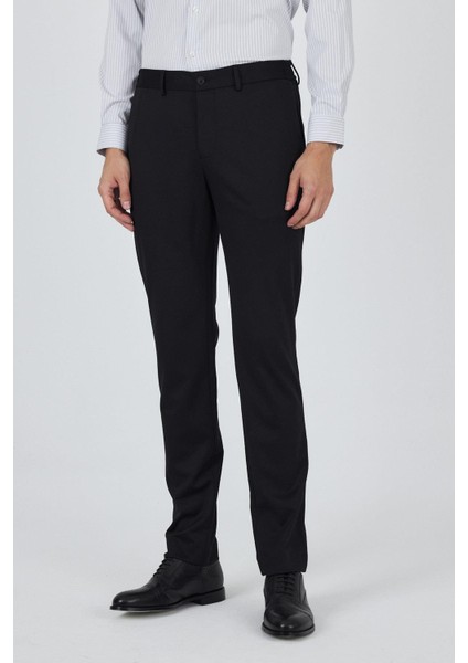 Siyah Esnek Yandan Cepli Casual Slim Fit Jogger Pantolon 1003250157 fiyatları