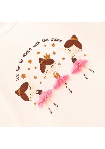 Kız Çocuk Uzun Kol Ince Kışlık Tişört - (1 Yaş-6 Yaş) - 32434 - Vanilya fiyatları