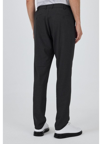 Koyu Antrasit Esnek Yandan Cepli Casual Standart Fit Jogger Pantolon 1003250119 indirimleri