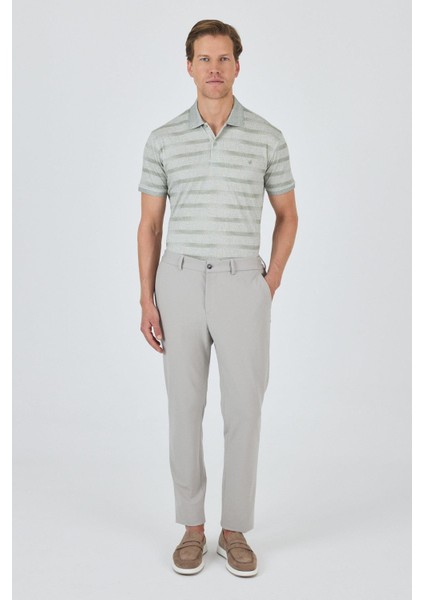 Taş Rengi Esnek Yandan Cepli Casual Slim Fit Jogger Pantolon 1003250162
