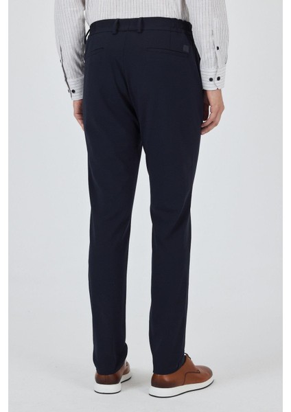 Koyu Lacivert Esnek Yandan Cepli Casual Slim Fit Jogger Pantolon 1003250162 indirimleri