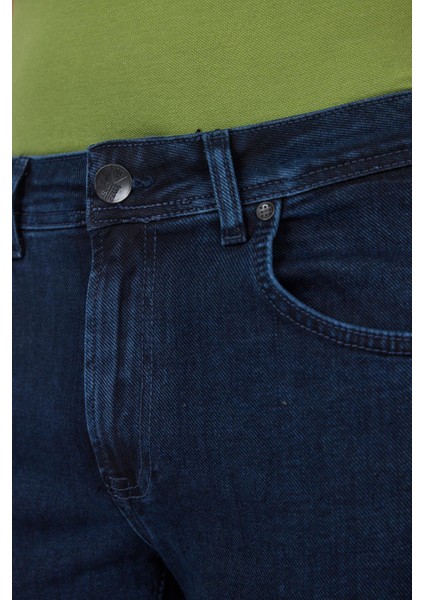 Koyu Lacivert Gabardin 5 Cep Düz Paça Casual Slim Fit Pamuklu Denim Pantolon 1023250151 fırsatları