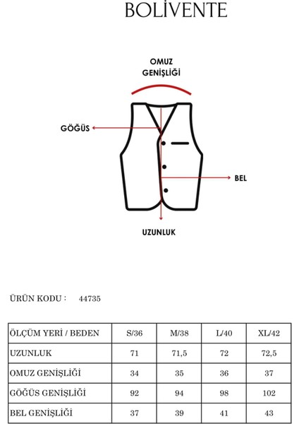 Kadın Düğmeli Regular Astarlı Dokuma Yelek