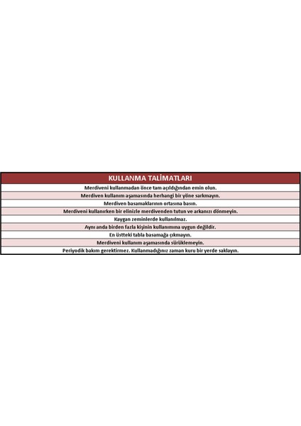 Elmas Serisi - 8+8 Basamaklı Çift Çıkışlı Galvanizli Profil Merdiven (Ev, Bahçe, İşyeri İçin Uygun)