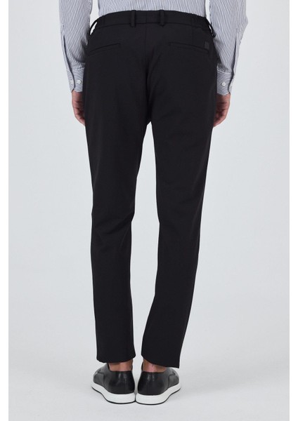 Siyah Esnek Yandan Cepli Casual Slim Fit Jogger Pantolon 1003250162 indirimleri