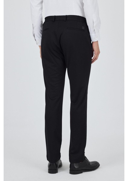 Siyah Esnek Yandan Cepli Casual Slim Fit Pantolon 1003250158 indirimleri