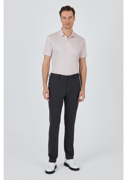 Koyu Antrasit Esnek Yandan Cepli Casual Slim Fit Jogger Pantolon 1003250156 fiyatları
