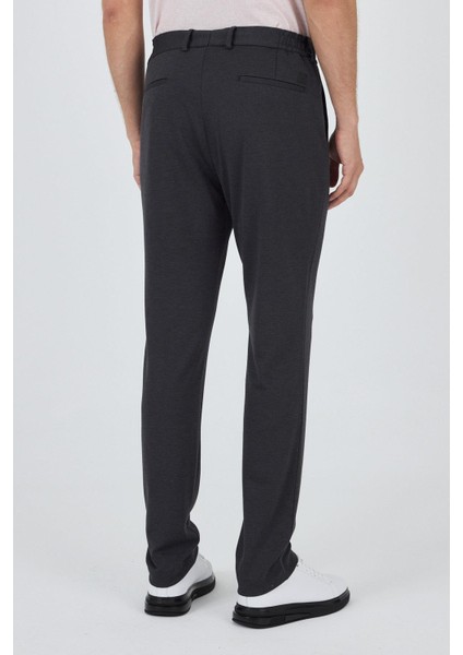 Koyu Antrasit Esnek Yandan Cepli Casual Slim Fit Jogger Pantolon 1003250156 indirimleri