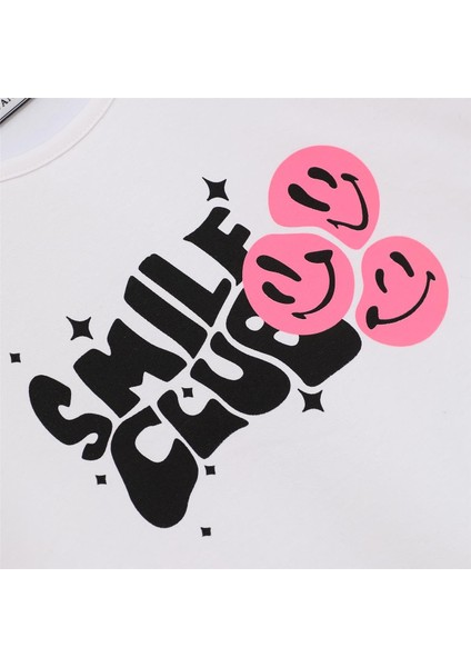 Kız Çocuk O Yaka Kısa Kol Yazlık Tişört - (7 Yaş-12 Yaş) - 32188 - Beyaz fiyatları