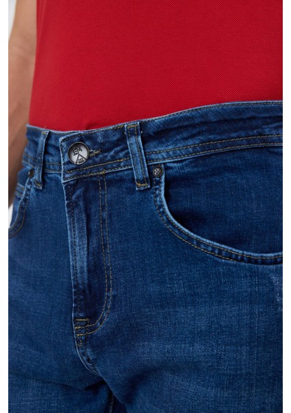 Mavi Gabardin 5 Cep Düz Paça Casual Slim Fit Pamuklu Denim Pantolon 1023250150 fırsatları