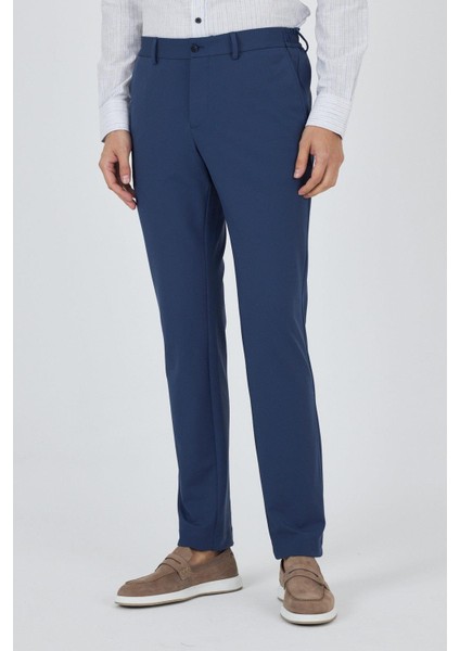 Lacivert Esnek Yandan Cepli Casual Slim Fit Jogger Pantolon 1003250162 fiyatları