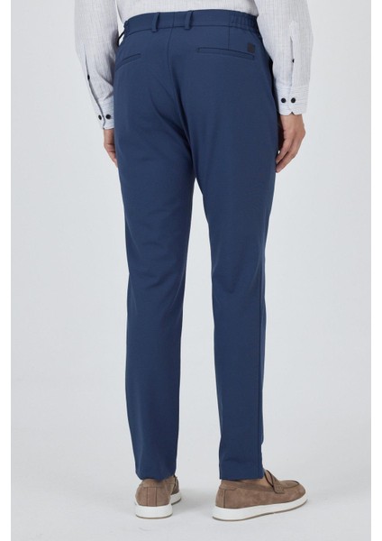 Lacivert Esnek Yandan Cepli Casual Slim Fit Jogger Pantolon 1003250162 indirimleri