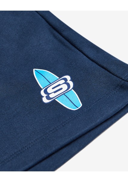 B Lw Fleece Sweatshort Büyük Erkek Çocuk Lacivert Şort SK2510131-410 modelleri