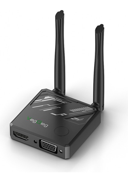 4K HDMI VGA 2.4 / 5ghz Wireless Kablosuz Görüntü Aktarım Cihazı