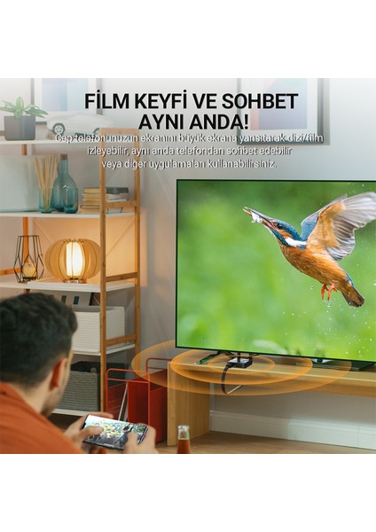 4K HDMI VGA 2.4 / 5ghz Wireless Kablosuz Görüntü Aktarım Cihazı modelleri