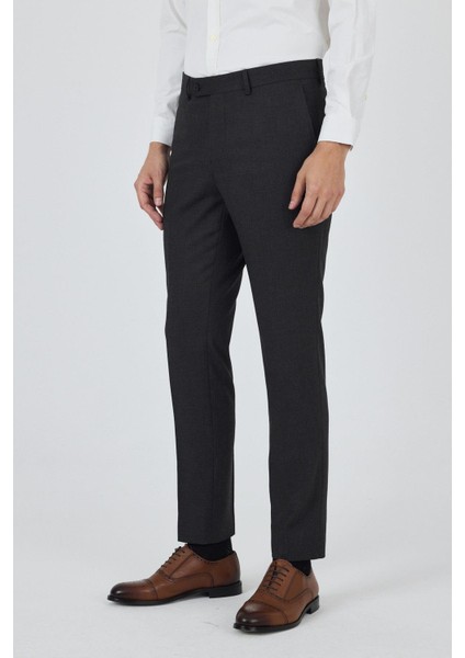 Koyu Antrasit Yan Cep Açık Paça Slim Fit Esnek Classic Pantolon 1003250906 fiyatları