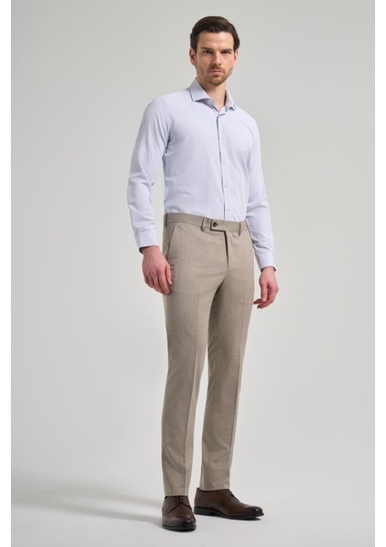 Bej Esnek Yandan Cepli Slim Fit Classic Pantolon 1003250160 fiyatları