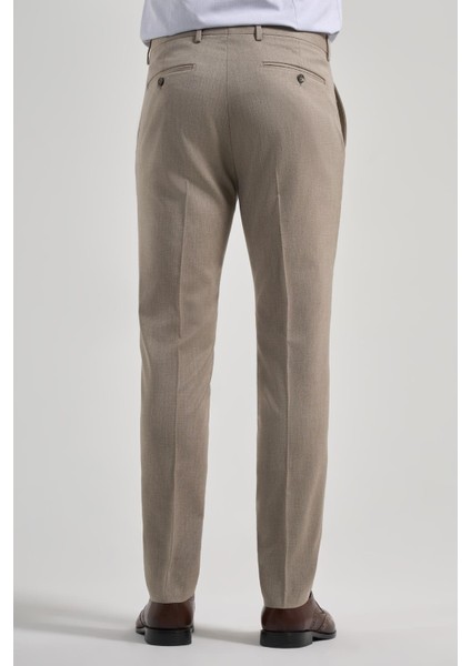 Bej Esnek Yandan Cepli Slim Fit Classic Pantolon 1003250160 fırsatları
