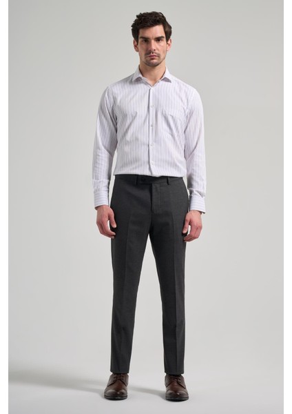 Siyah Esnek Yandan Cepli Slim Fit Classic Pantolon 1003250160 fiyatları