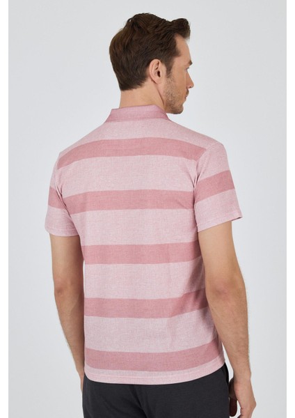 Kısa Kol Desenli Pike Polo Yaka Cepsiz Slim Fit Tişört 1011250128 indirimleri