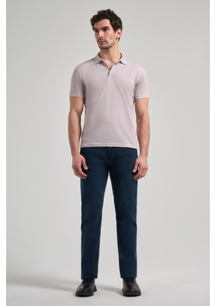 Koyu Bej Kısa Kol Baskılı Pike Polo Yaka Cepsiz Esnek Casual Slim Fit Tişört 1011250151 fiyatları