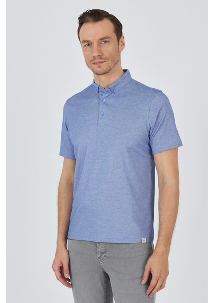 Saks Kısa Kol Düz Suprem Polo Yaka Cepsiz Pamuklu Casual Slim Fit Tişört 1011250160_602 modelleri