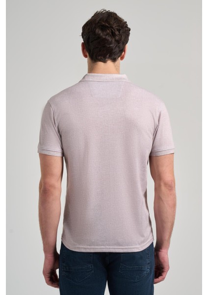 Koyu Bej Kısa Kol Baskılı Pike Polo Yaka Cepsiz Esnek Casual Slim Fit Tişört 1011250151 indirimleri